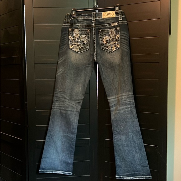 Miss Me Jeans Signature Boot, 30x32 actual JP8839BV - Picture 2 of 12